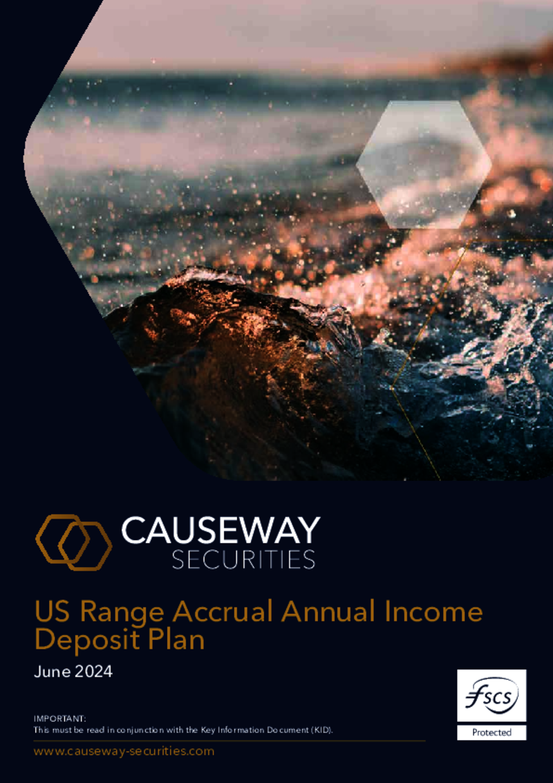 Causeway Securities US Range Accrual Annual Income Deposit Plan June 2024