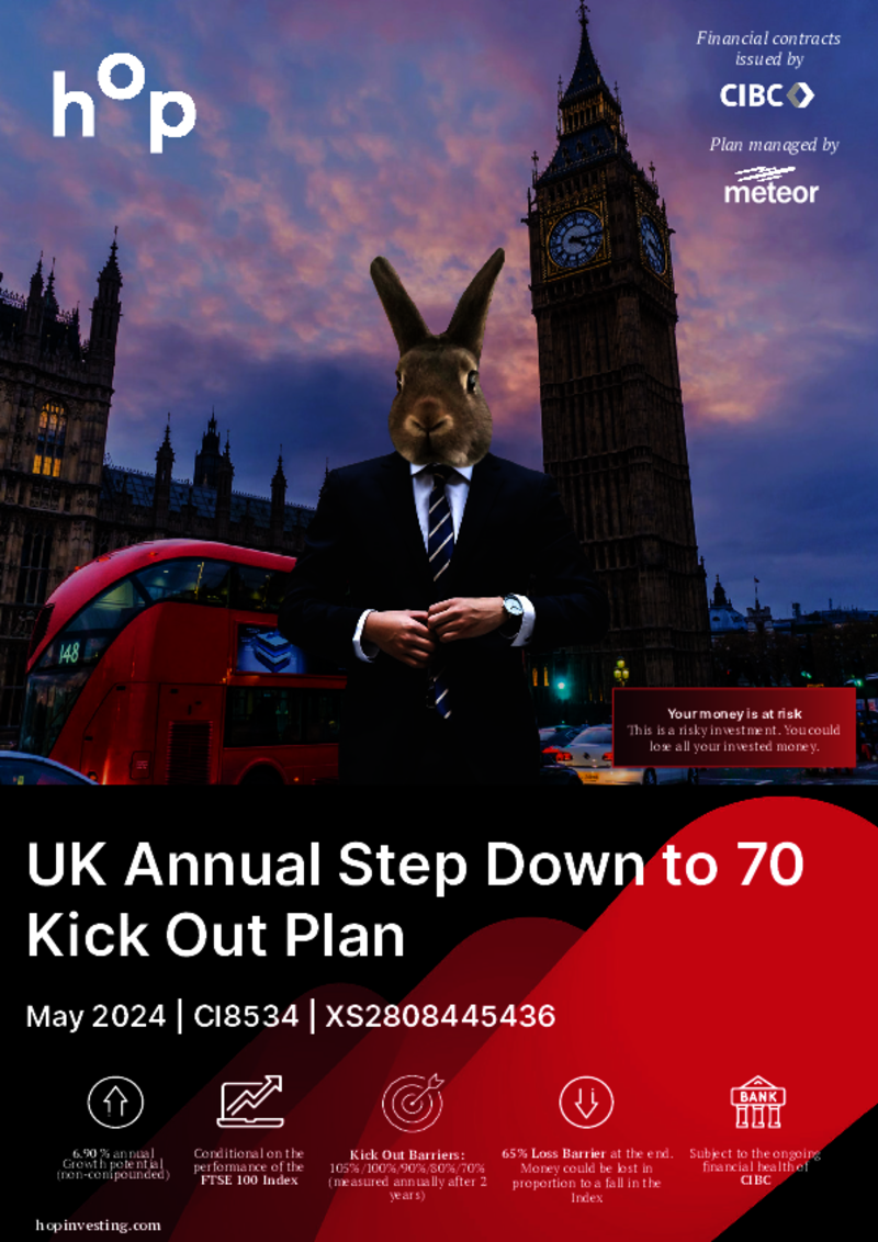 hop investment UK Annual Step Down to 70 Kick Out Plan May 2024 - CI8534