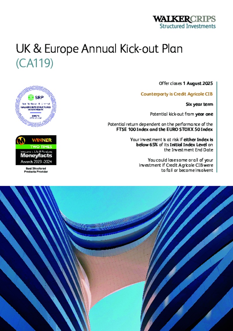 Walker Crips UK & Europe Annual Kick-out Plan (CA119)