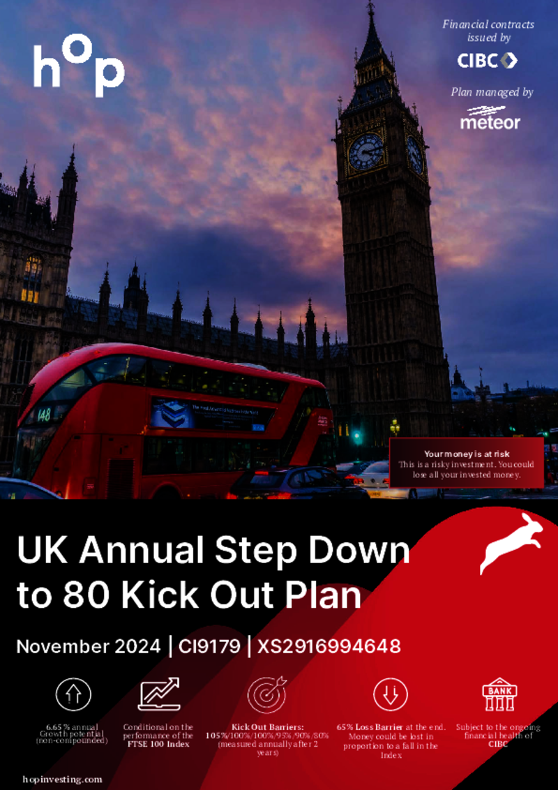 hop investing UK Annual Step Down to 80 Kick Out Plan November 2024 - CI9179