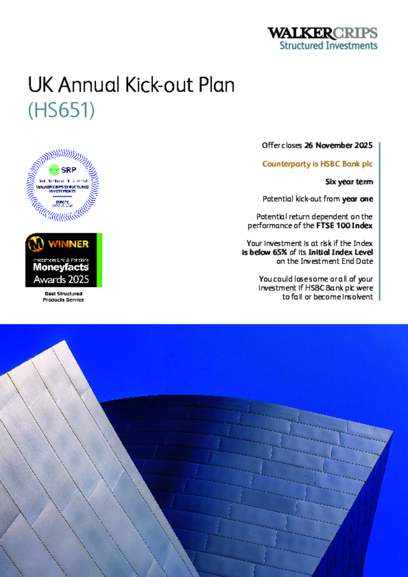 Walker Crips UK Annual Kick-out Plan (HS651)