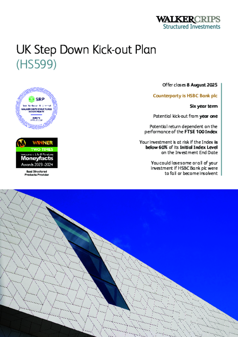 Walker Crips UK Step Down Kick-out Plan (HS586)