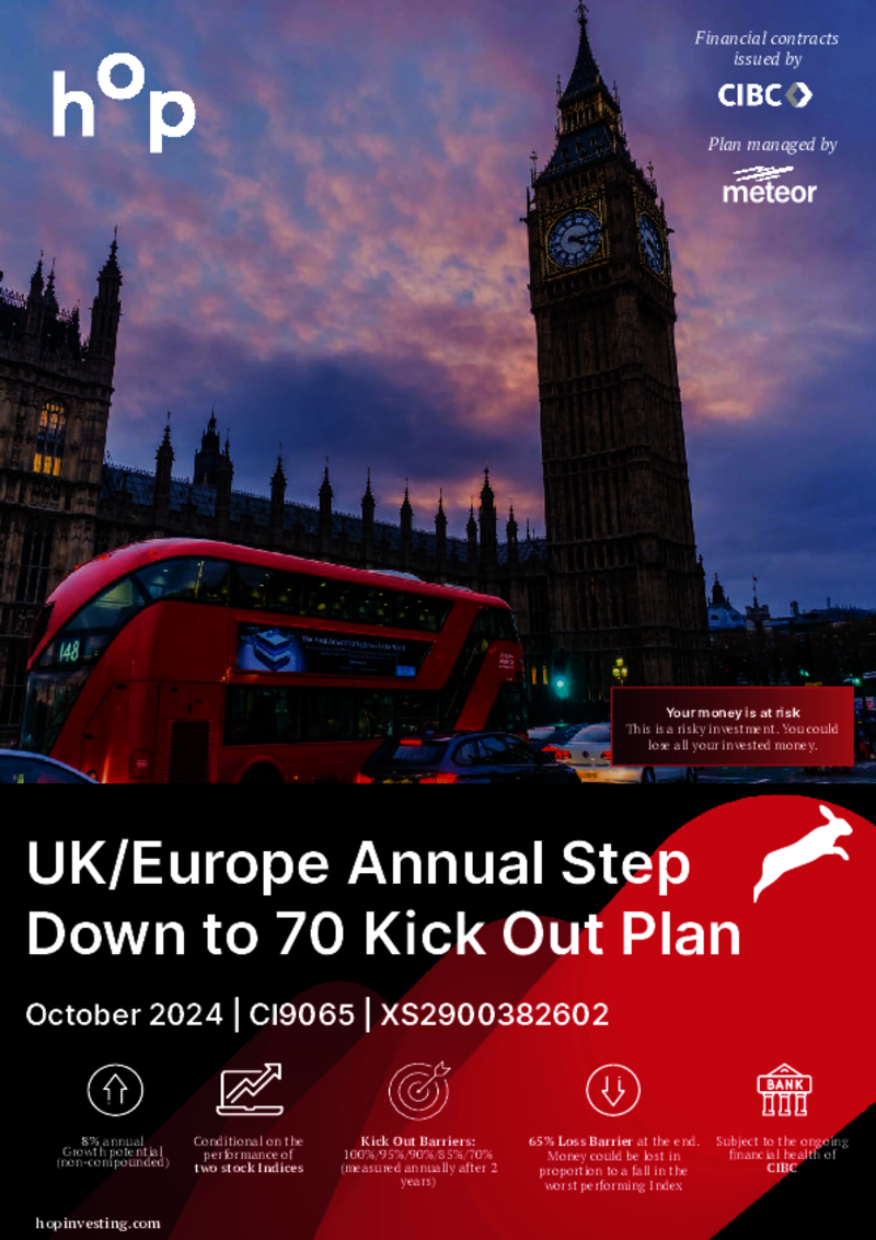 hop investing UK/Europe Annual Step Down to 70 Kick Out Plan October 2024 - CI9065