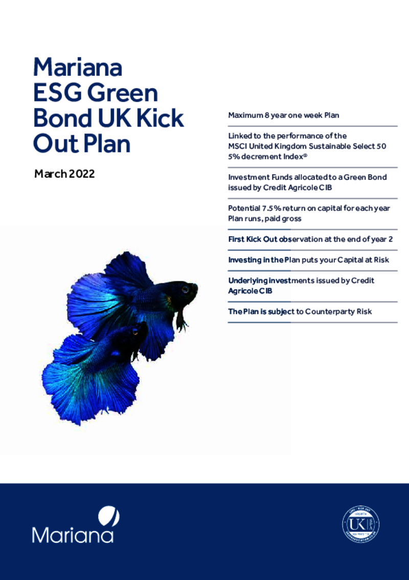 Mariana ESG Green Bond UK Kick Out Plan - March 2022