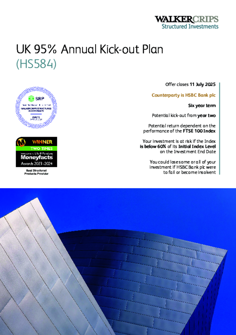 Walker Crips UK 95% Annual Kick-out Plan - (HS584)