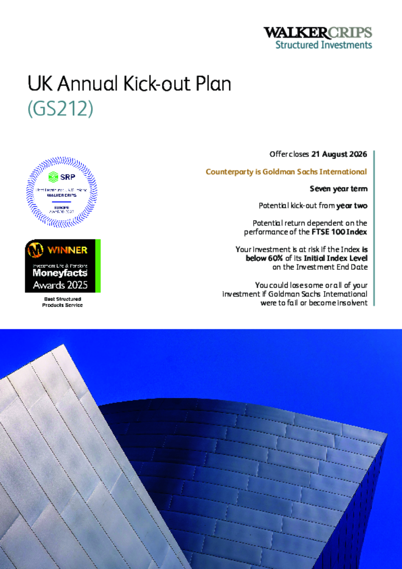 Walker Crips UK Annual Kick-out Plan (GS212)