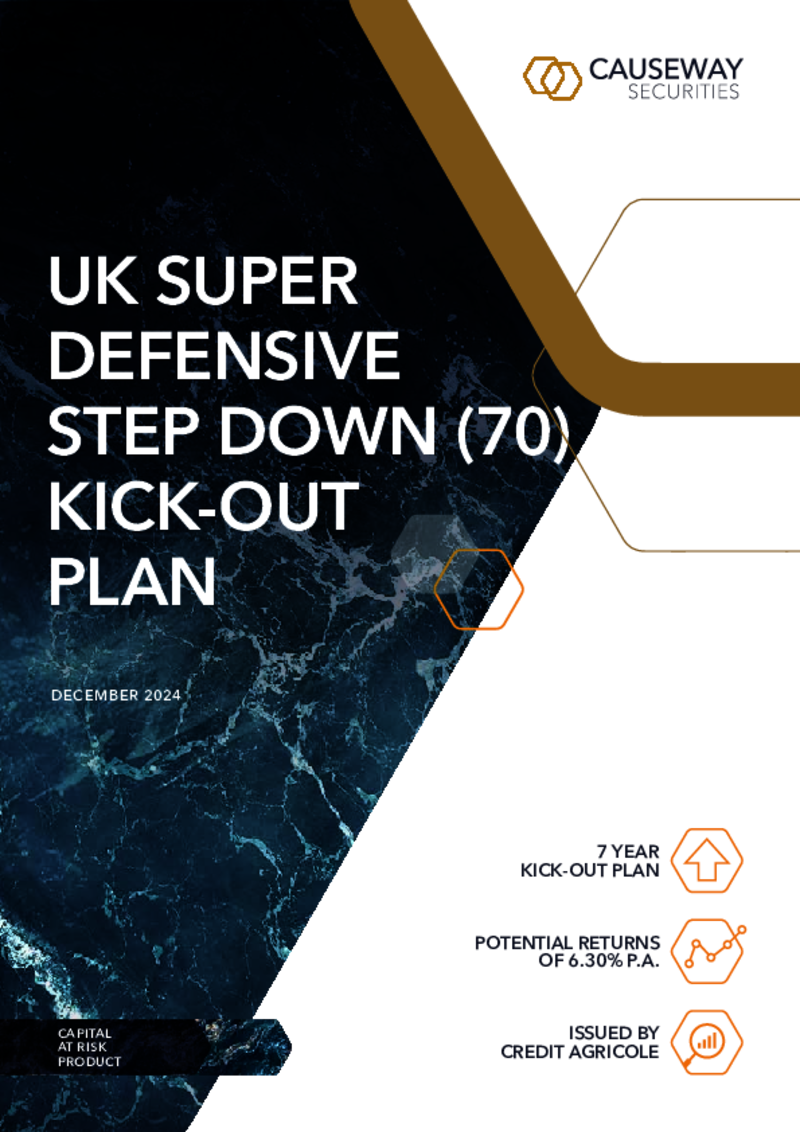 Causeway Securities UK Super Defensive Step Down (70) Kick-Out Plan - December 2024