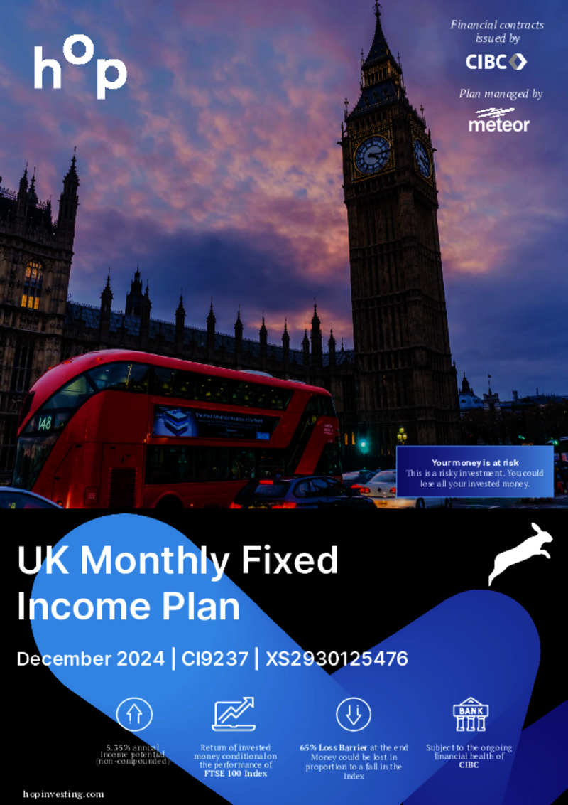 hop investing UK Monthly Fixed Income Plan December 2024 - CI9237