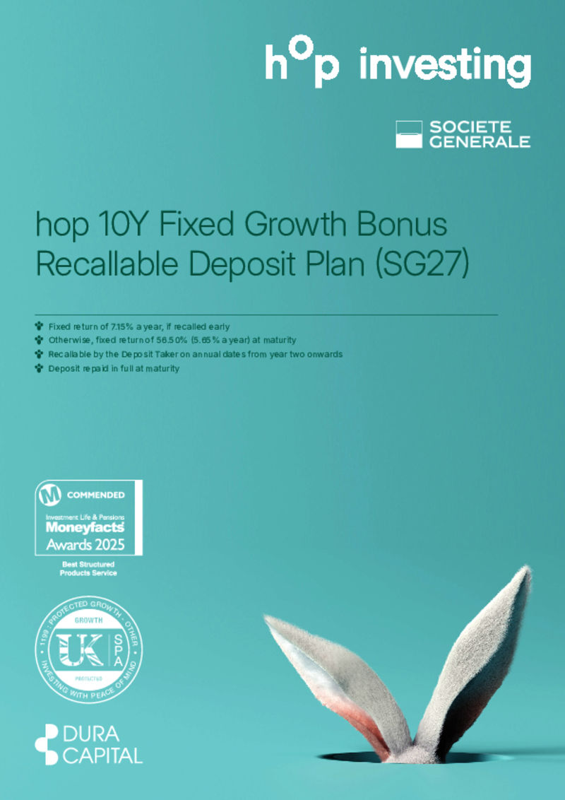 hop 10Y Fixed Growth Bonus Recallable Deposit Plan (SG27)