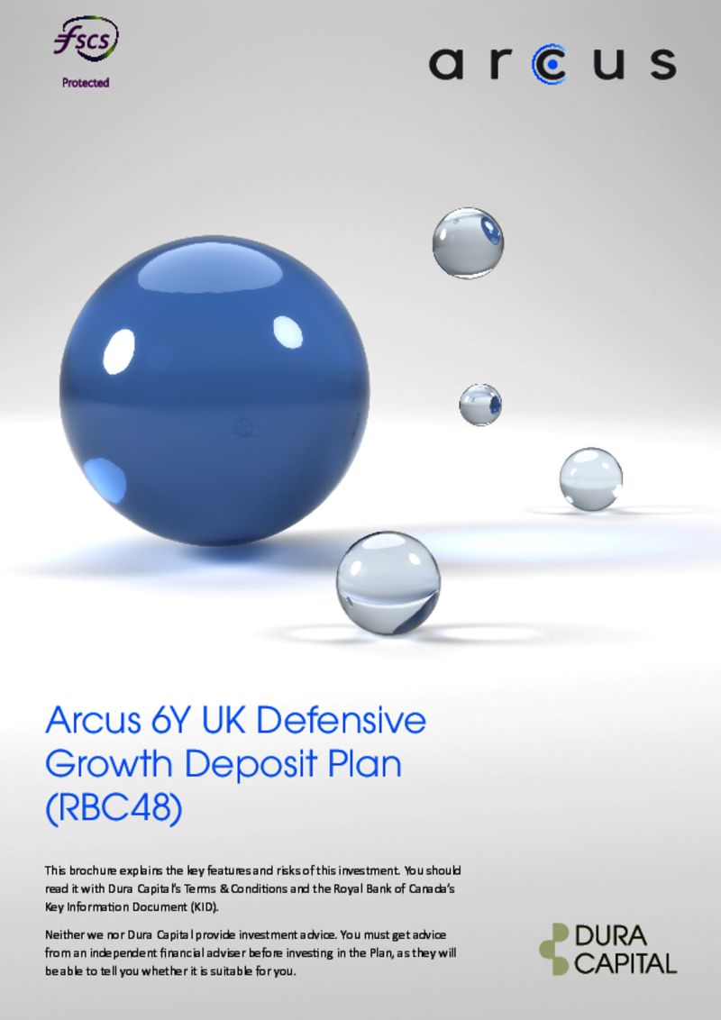 Arcus 6Y UK Defensive Growth Deposit Plan (RBC48)