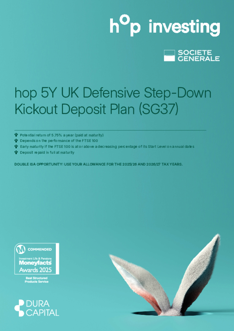 hop 5Y UK Defensive Step-down Kickout Deposit Plan (SG37)