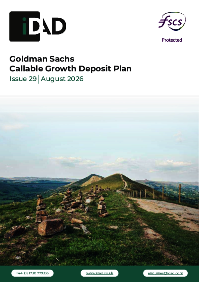 IDAD Goldman Sachs Callable Growth Deposit Plan Issue 28 - June 2026