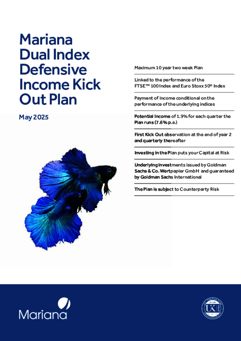 Mariana Dual Index Defensive Income Kick Out Plan - May 2025