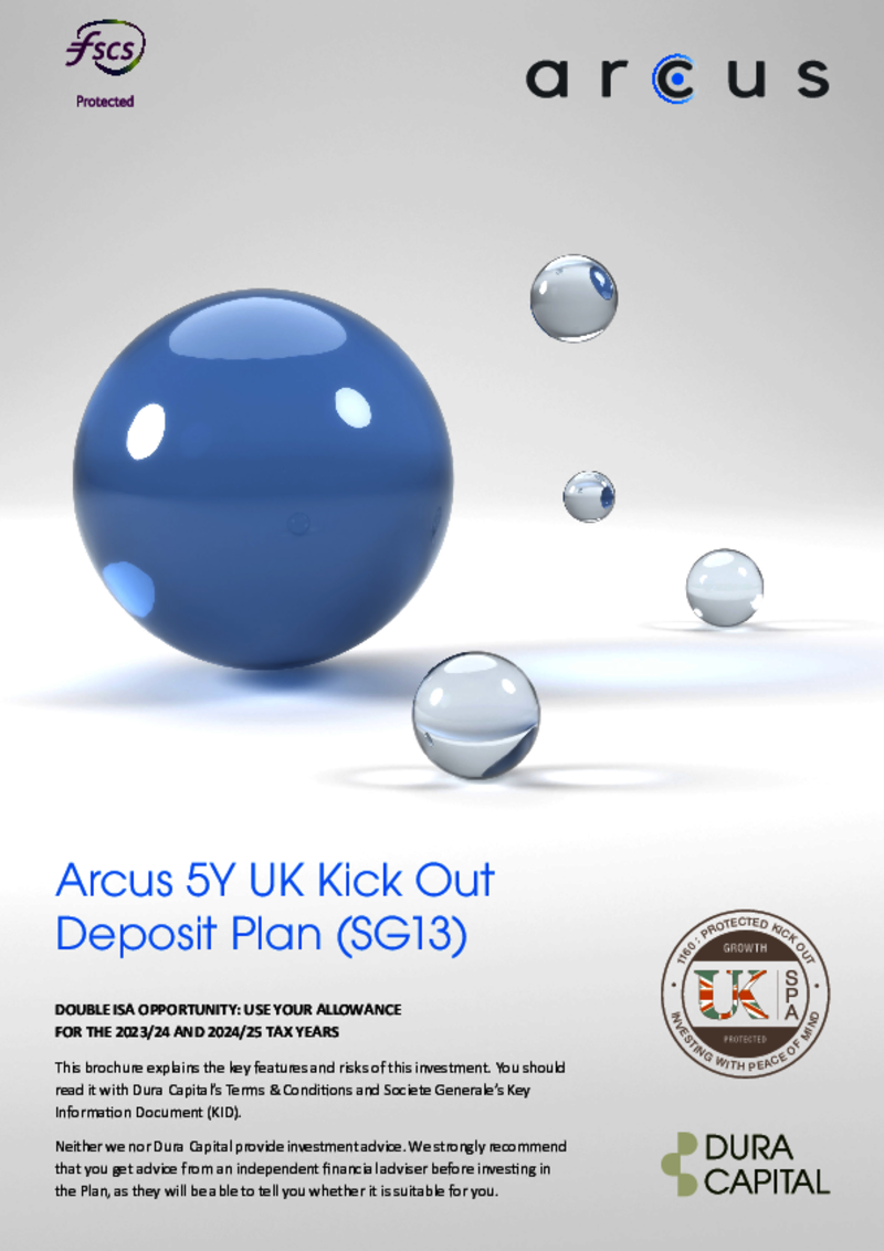 Arcus 5Y UK Kick Out Deposit Plan (SG09) 