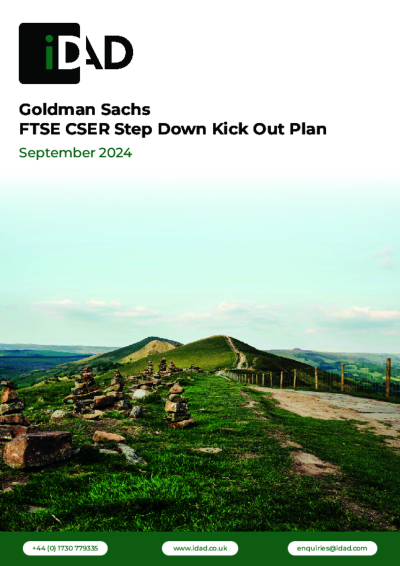 IDAD Goldman Sachs FTSE CSER Step Down Kick Out Plan - September 2024