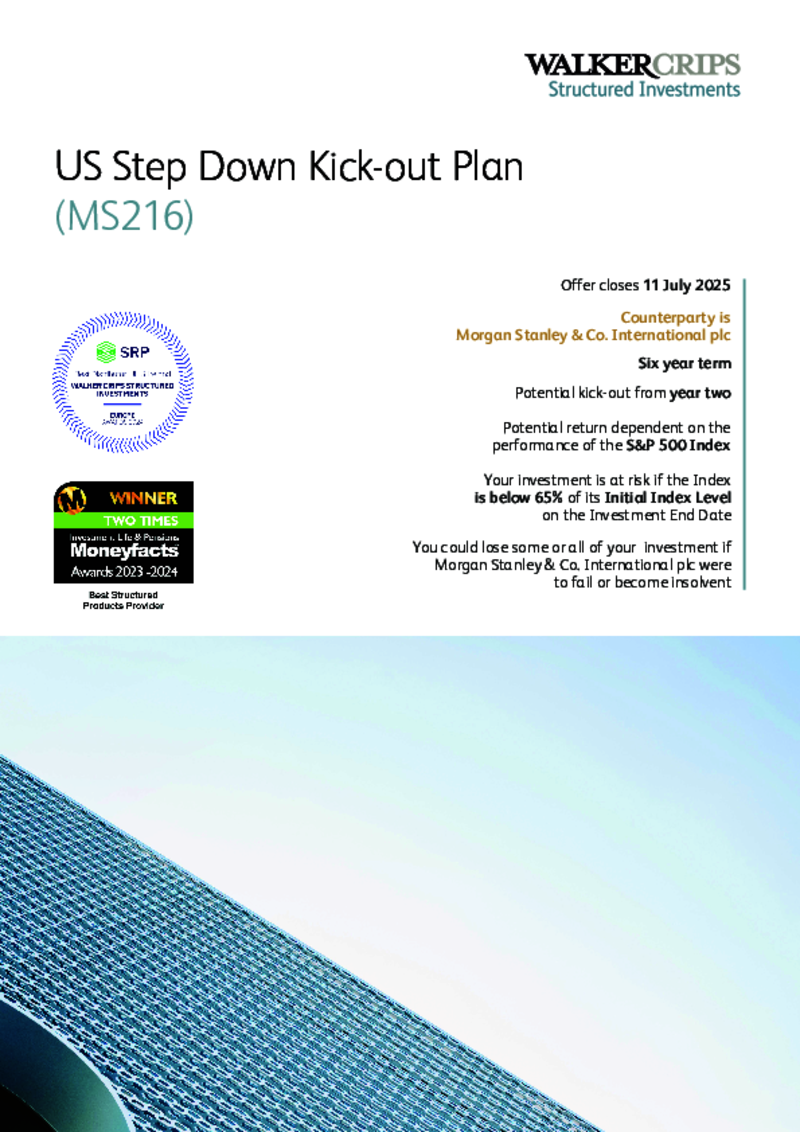 Walker Crips US Step Down Kick-out Plan (MS216)