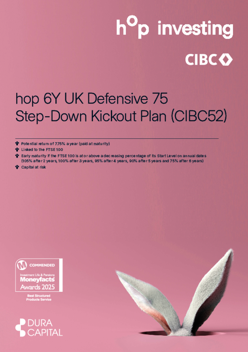 hop 6Y UK Defensive Step-Down 75 Kickout Plan (CIBC52)