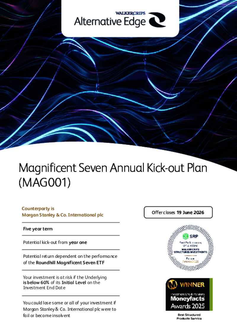 Walker Crips Magnificent Seven Annual Kick-out Plan (MAG001)
