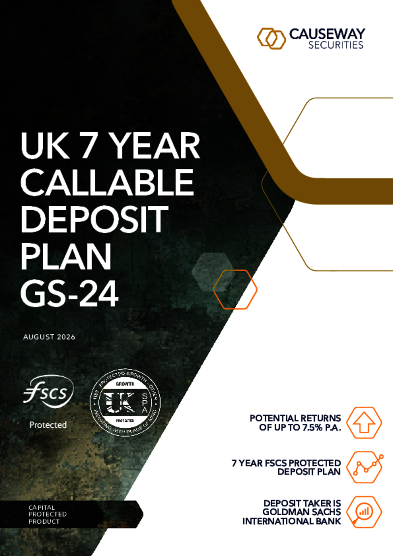 Causeway Securities UK 7 Year Callable Deposit Plan GS-24