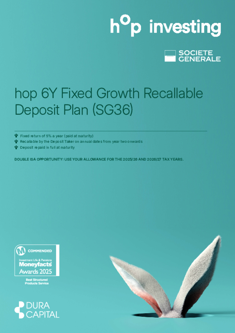 hop 6Y Fixed Growth Recallable Deposit Plan (SG36)