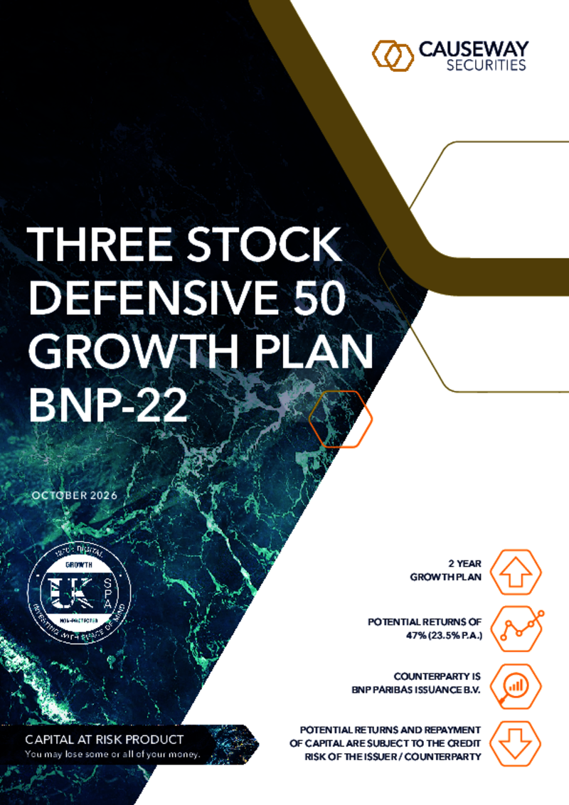 Causeway Securities Three Stock Defensive 50 Growth Plan (BNP-22) - October 2026