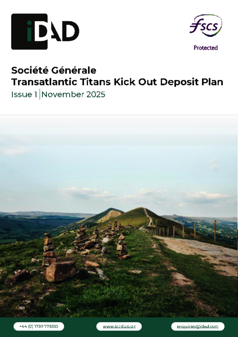 IDAD Société Générale Transatlantic Titans Kick Out Deposit Plan Issue 1 - November 2025