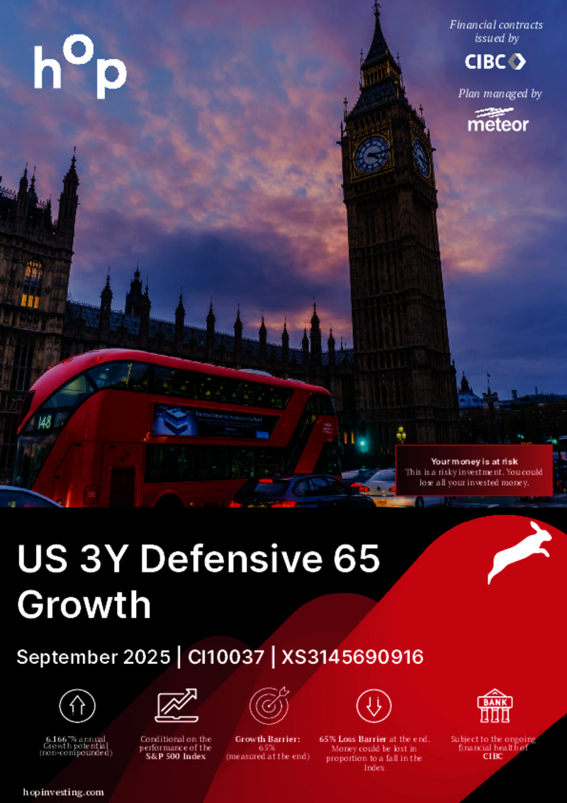 hop investing US 3Y Defensive 65 Growth Plan September 2025 - CI10037