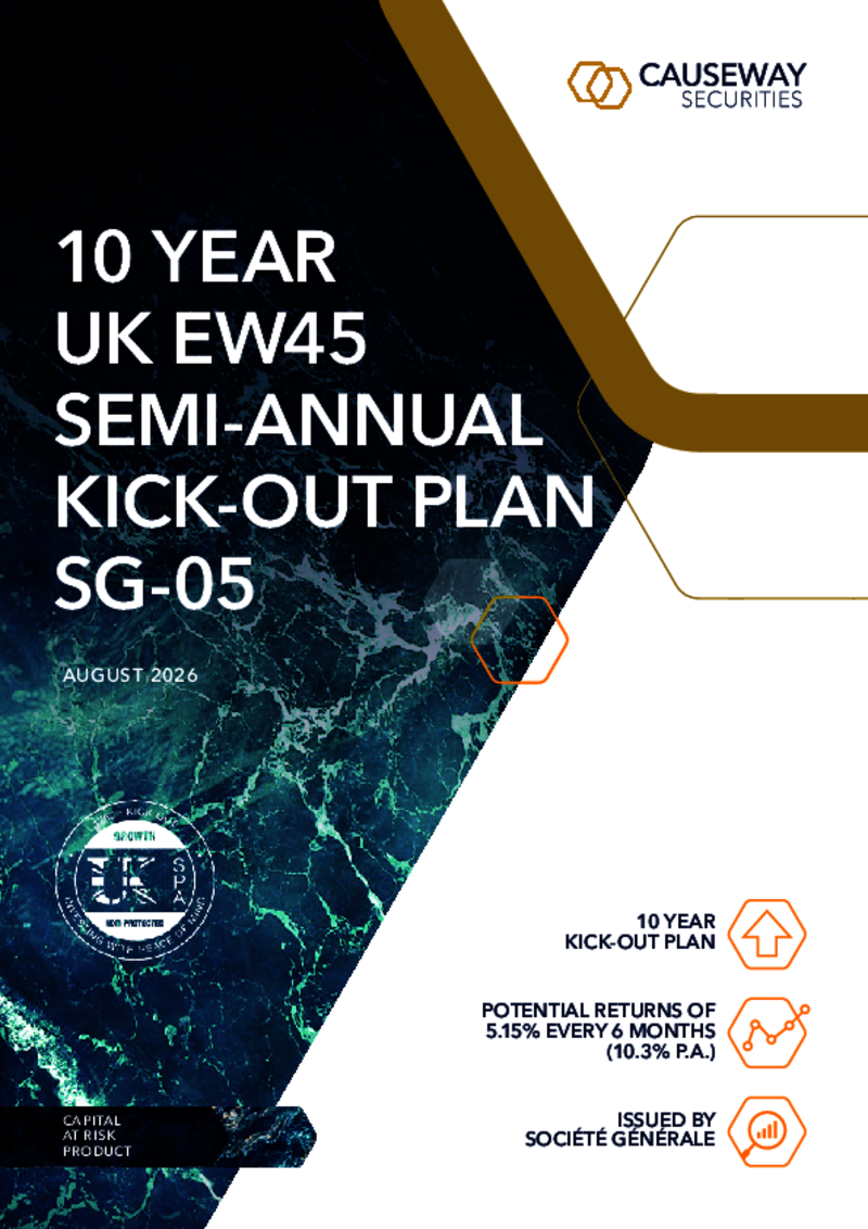 Causeway Securities 10 Year UK EW45 Semi-Annual Kick-Out Plan SG-05  August 2026