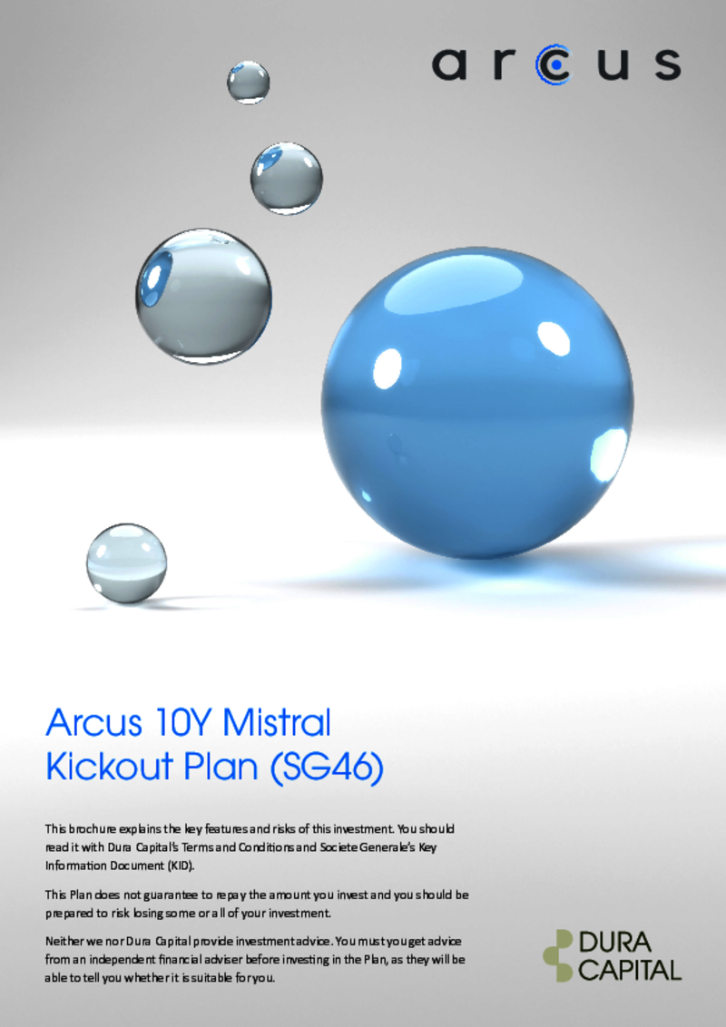 Arcus 10Y Mistral Kick Out Plan (SG46)