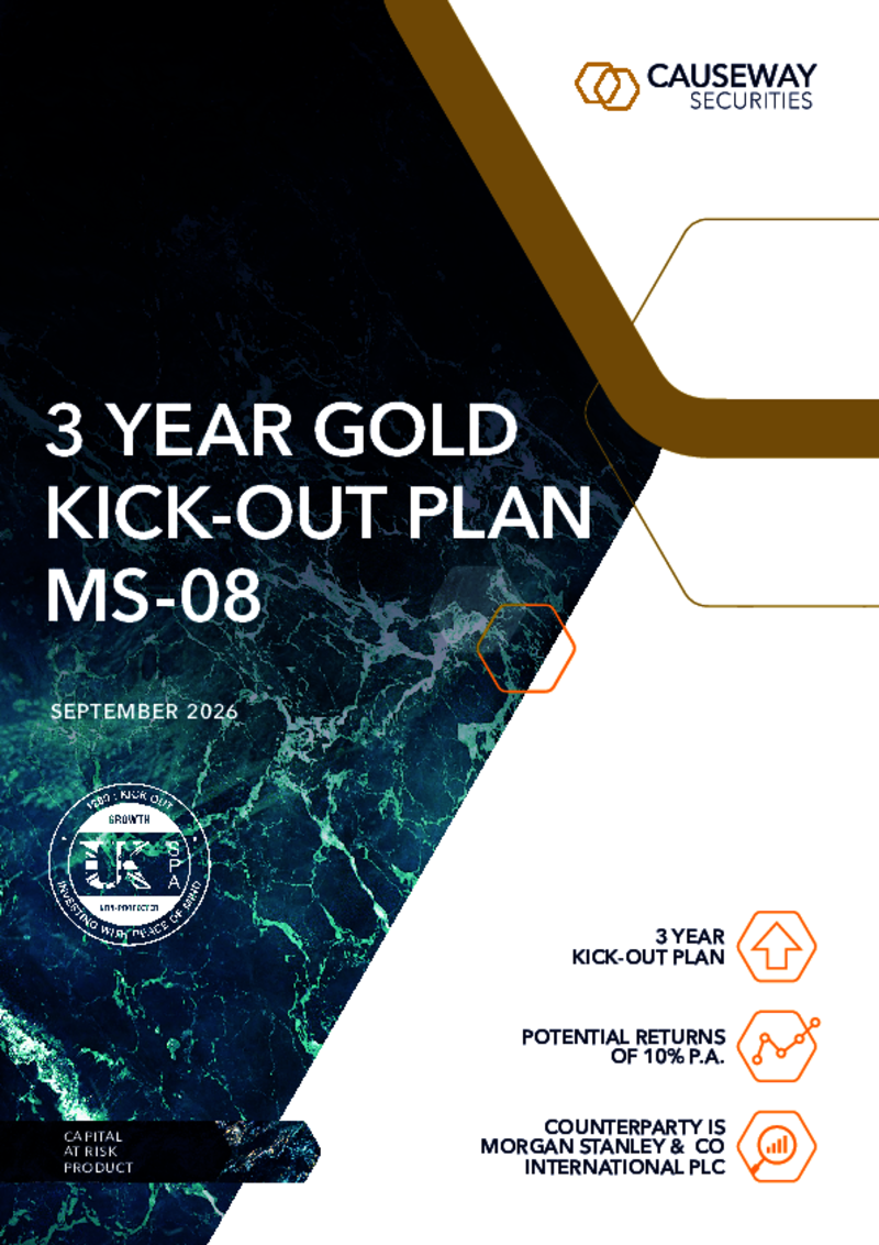 Causeway Securities 3 Year Gold Kick-Out Plan September 2026 MS-08