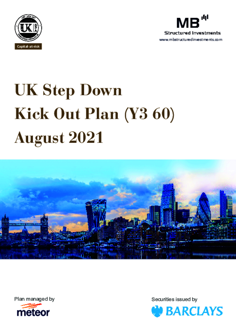 MB Structured Investments UK Step Down Kick Out Plan (Y3 60) August 2021