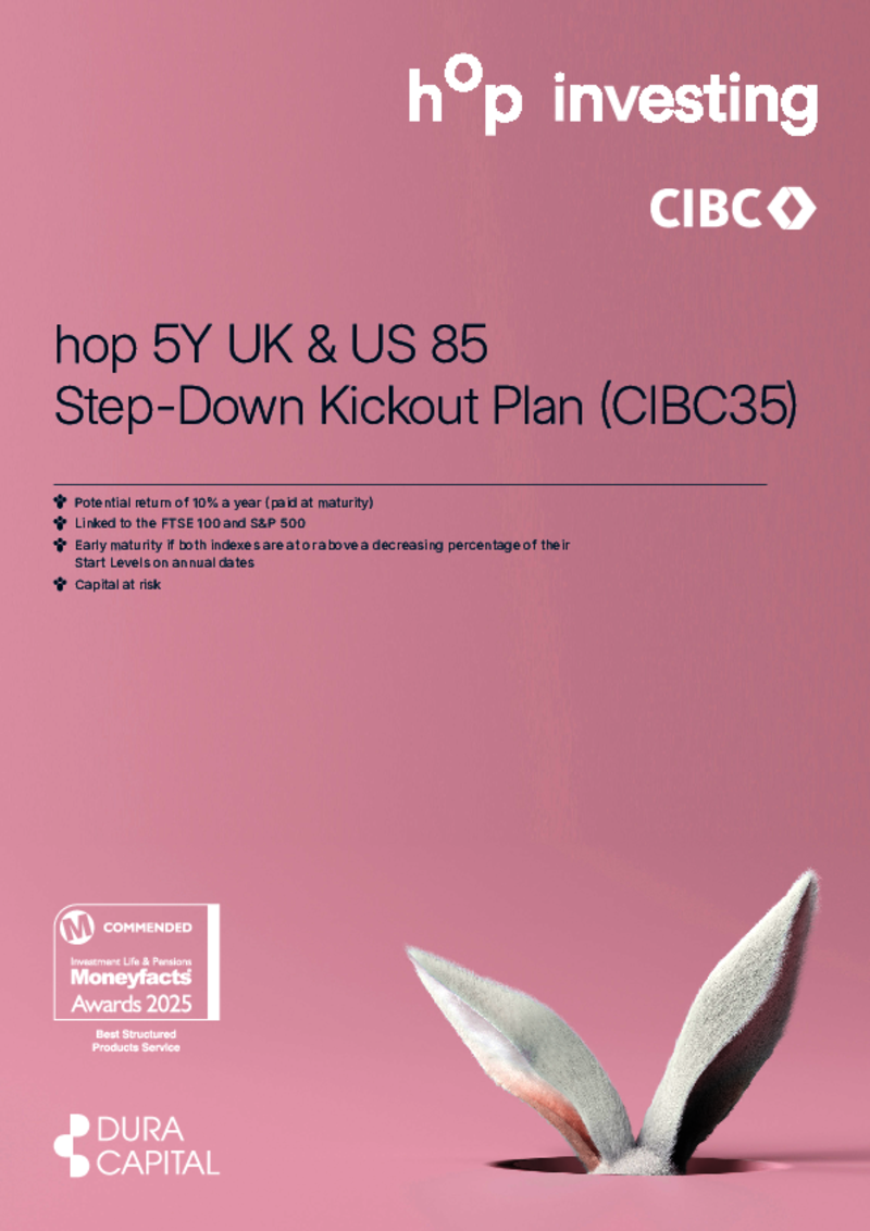 hop 5Y UK & US 85 Step-Down Kickout Plan (CIBC35)