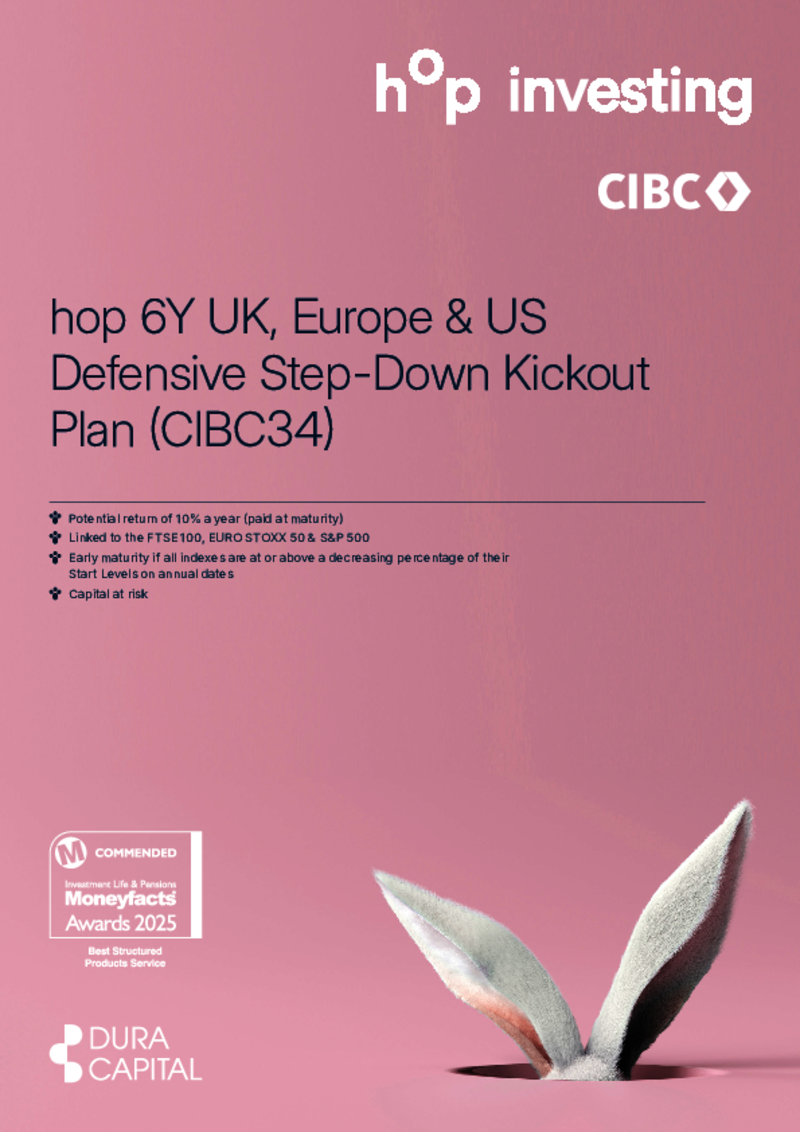 hop 6Y UK, Europe & US Defensive Step-down Kickout Plan (CIBC34)