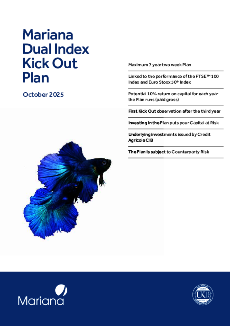 Mariana Dual Index Kick Out Plan - October 2025