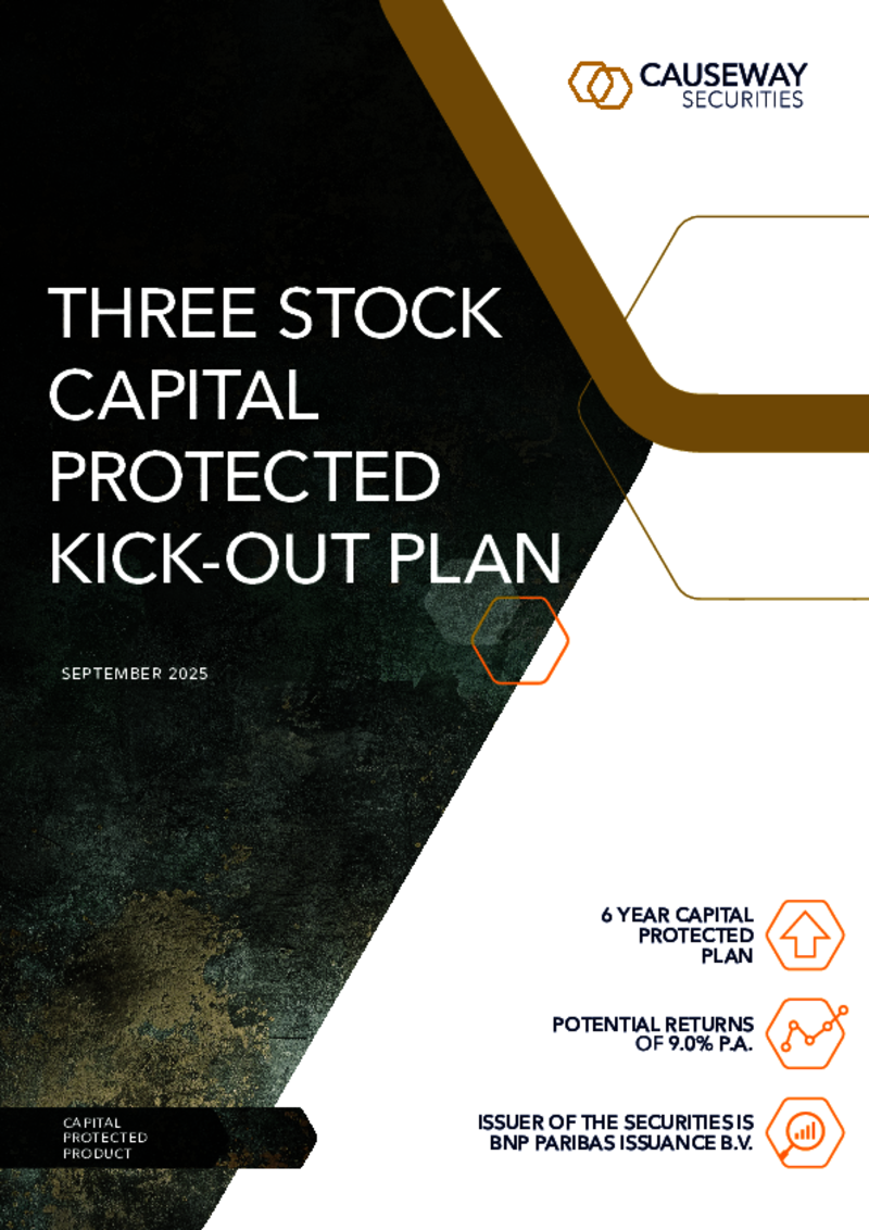 Causeway Securities Three Stock Capital Protected Kick-Out Plan - September 2025